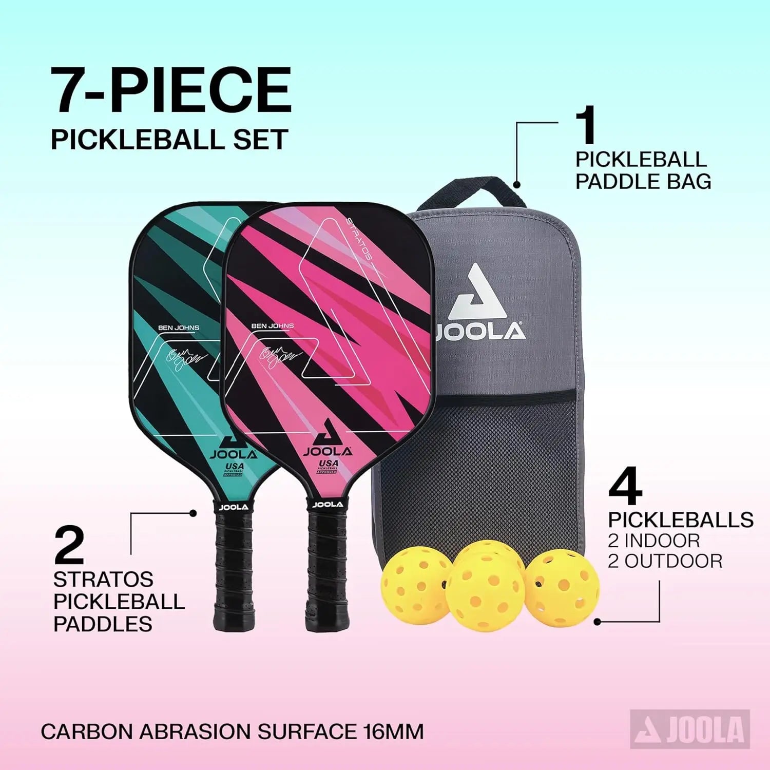 Lightweight Paddle Set with Bag