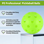 Outdoor Pickleball Balls (40 Hole)