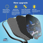 Carbon Fiber Paddle Set (2/4 Pack)