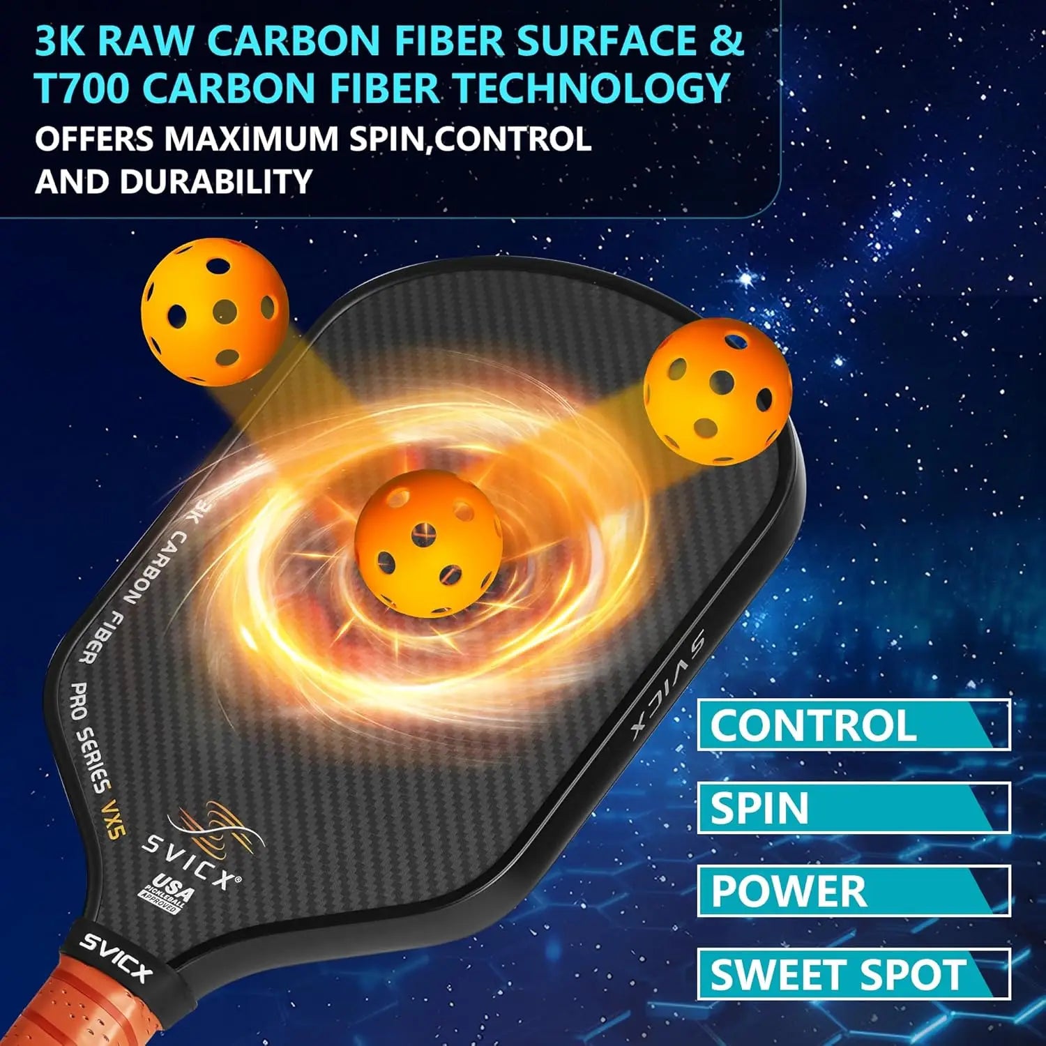 Pro Carbon Paddle 16mm