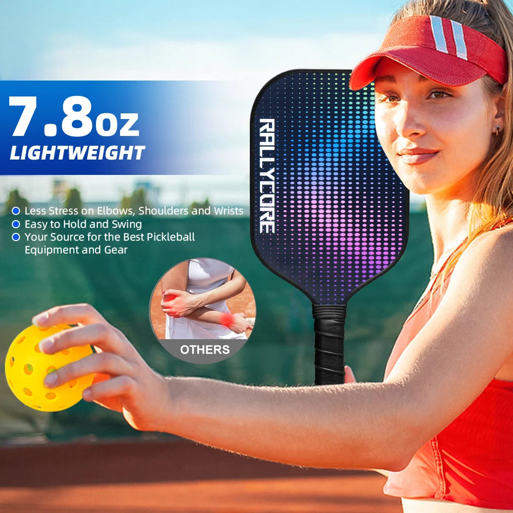 Fiberglass Pickleball Paddle Set (2 Pack)