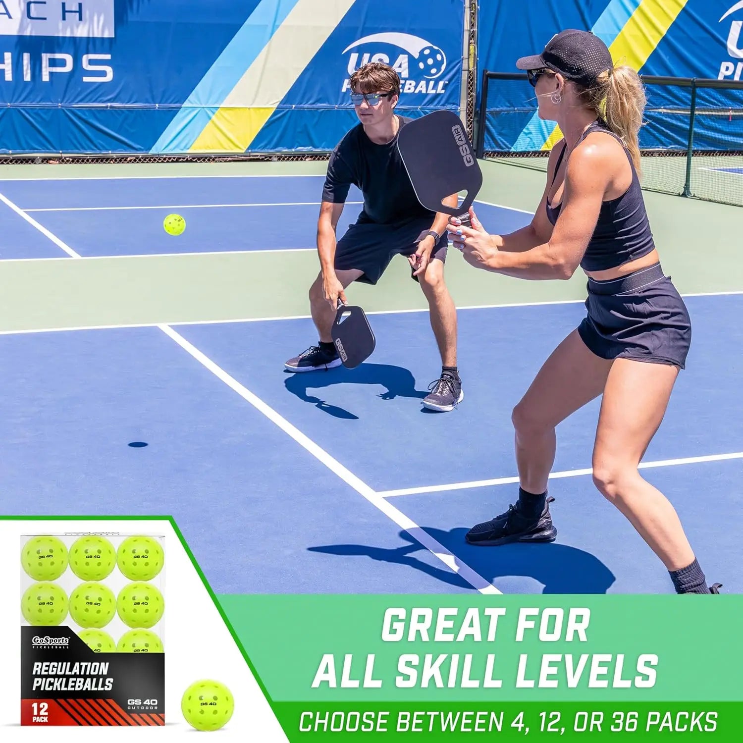 Outdoor Pickleball Balls (40 Pack)