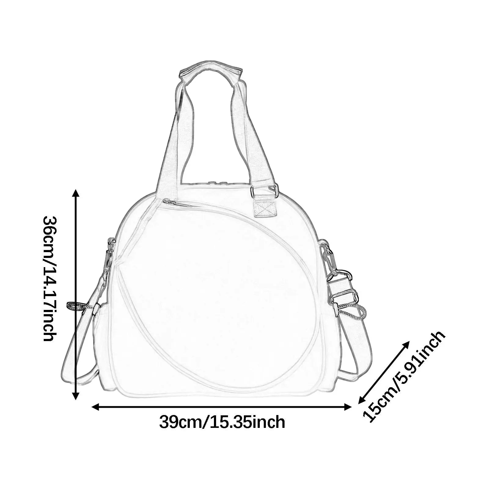 Lightweight Pickleball Tote Bag