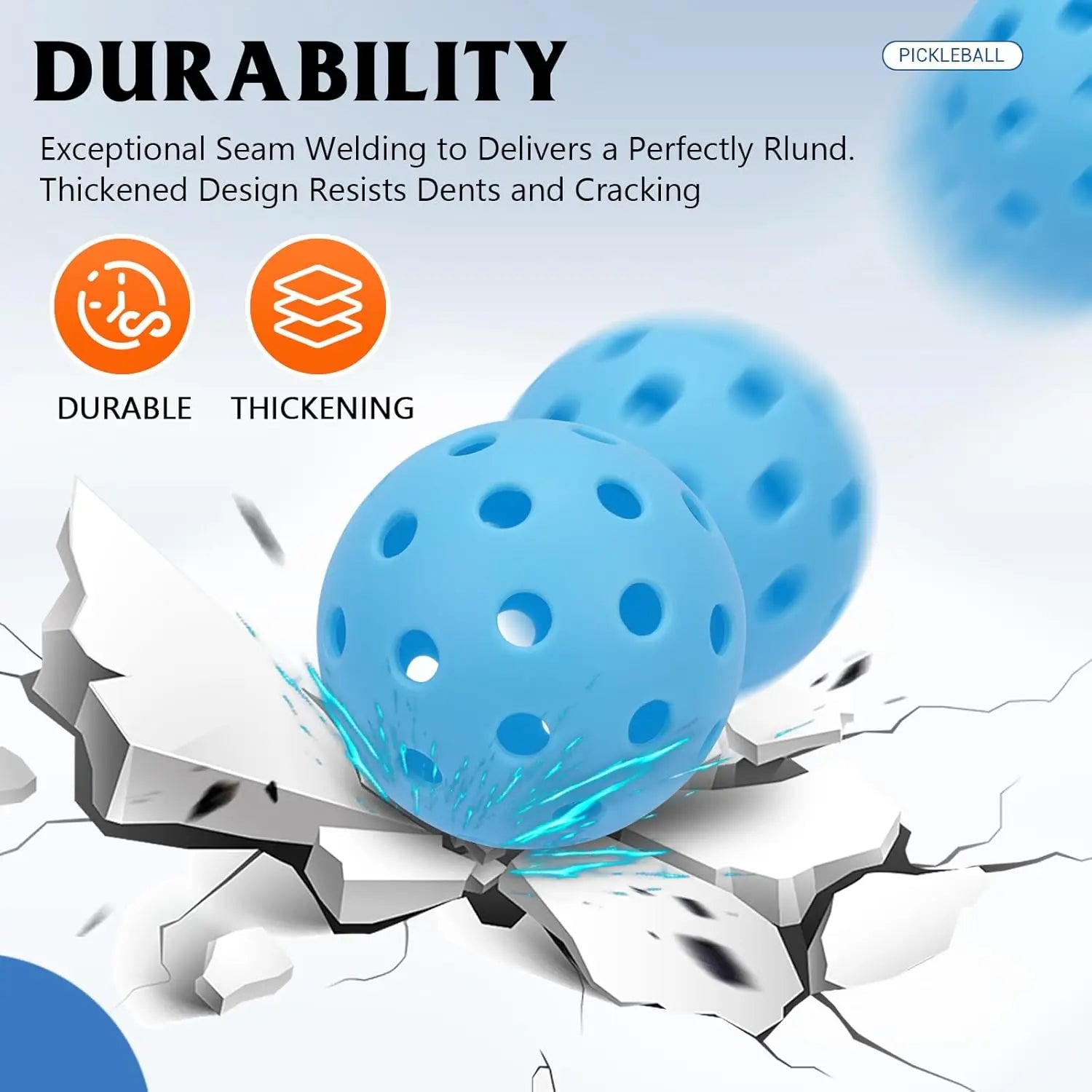 Outdoor Pickleball Balls (6 Pack)