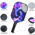 Honeycomb Paddle Set with Balls & Bag