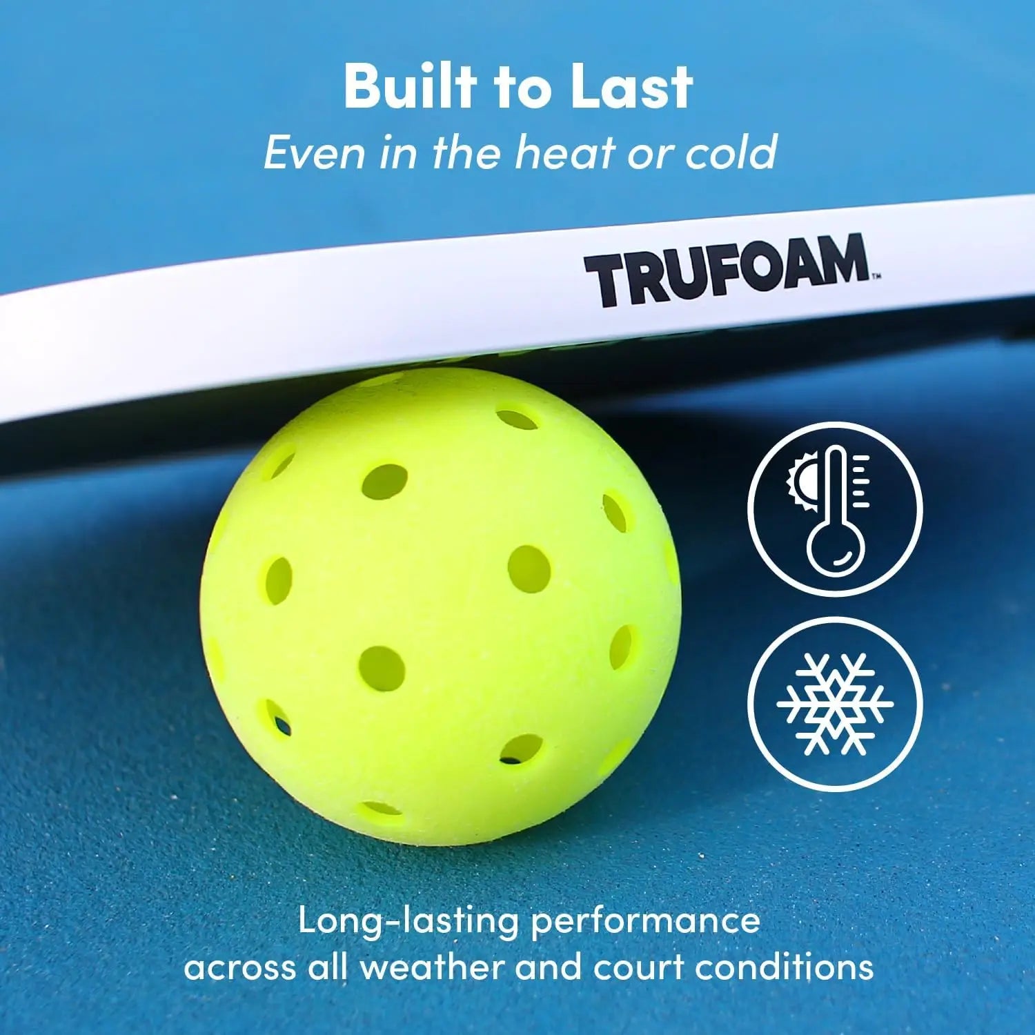 Outdoor Pickleball Balls (40 Hole)