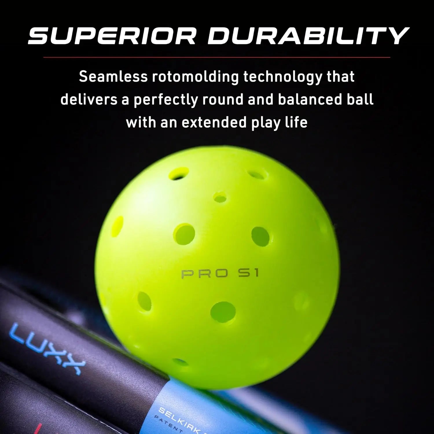 Tournament Outdoor Pickleball Balls (38 Hole)