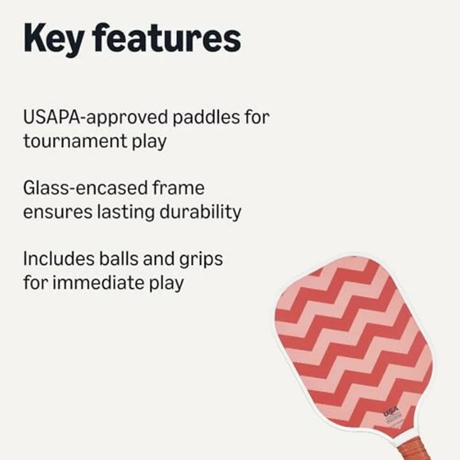 Carbon Fiber Paddle Set with Balls
