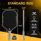 Carbon Fiber Paddle Set (2/4 Pack)
