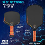 Pro Carbon Paddle 16mm