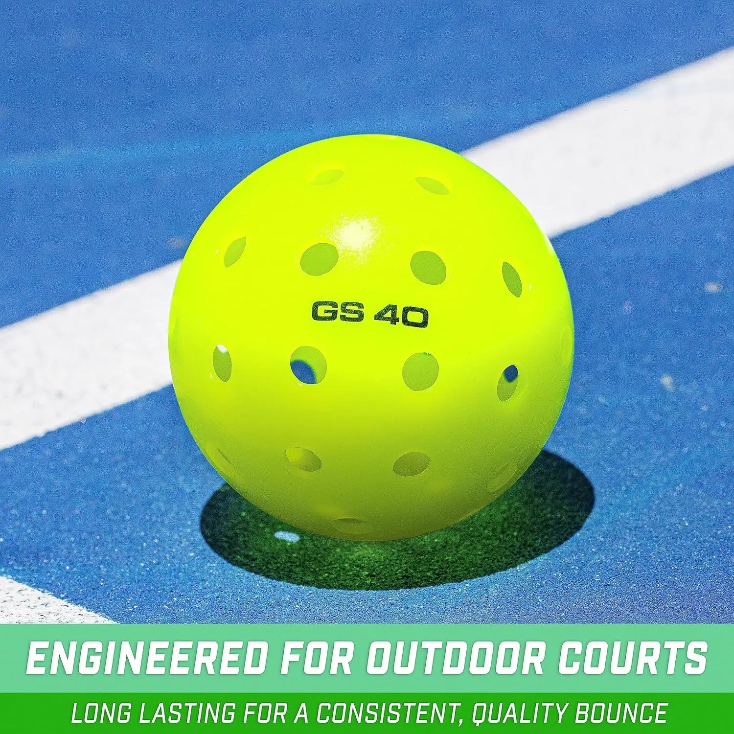 Outdoor Pickleball Balls (40 Pack)