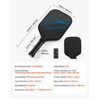 T700 Carbon Fiber Paddle (Blue)