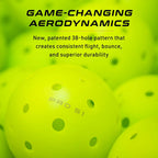 Tournament Outdoor Pickleball Balls (38 Hole)