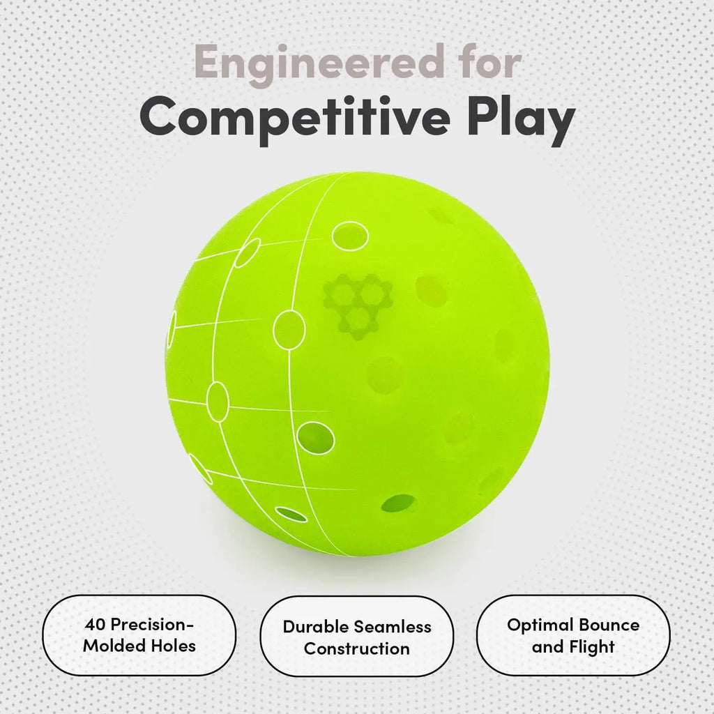 Outdoor Pickleball Balls (40 Hole)
